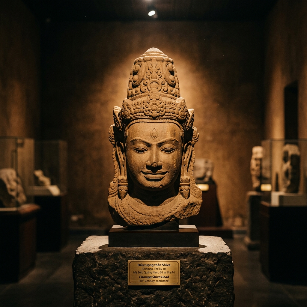 Đầu tượng thần Shiva